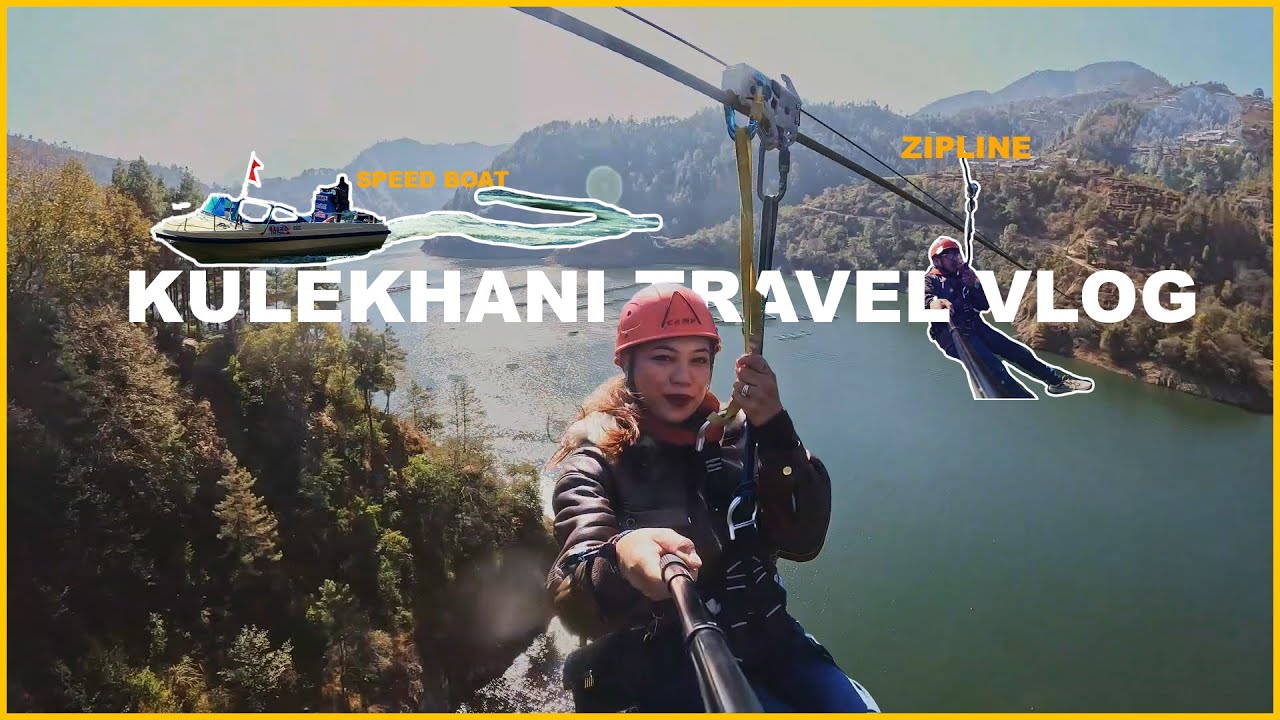 Kulekhani Winter Travel Vlog ❄️ | Zip Line Thrill & Speed Boat Ride