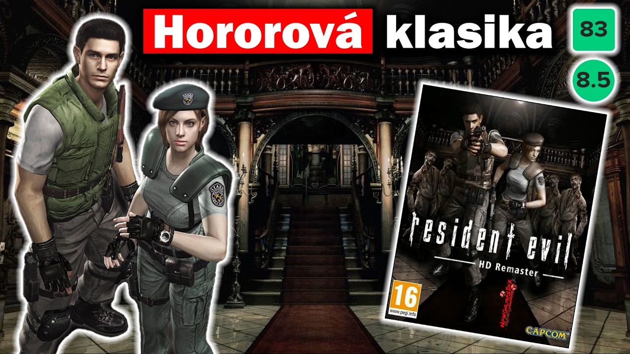 Resident Evil 1 je hororová klasika...