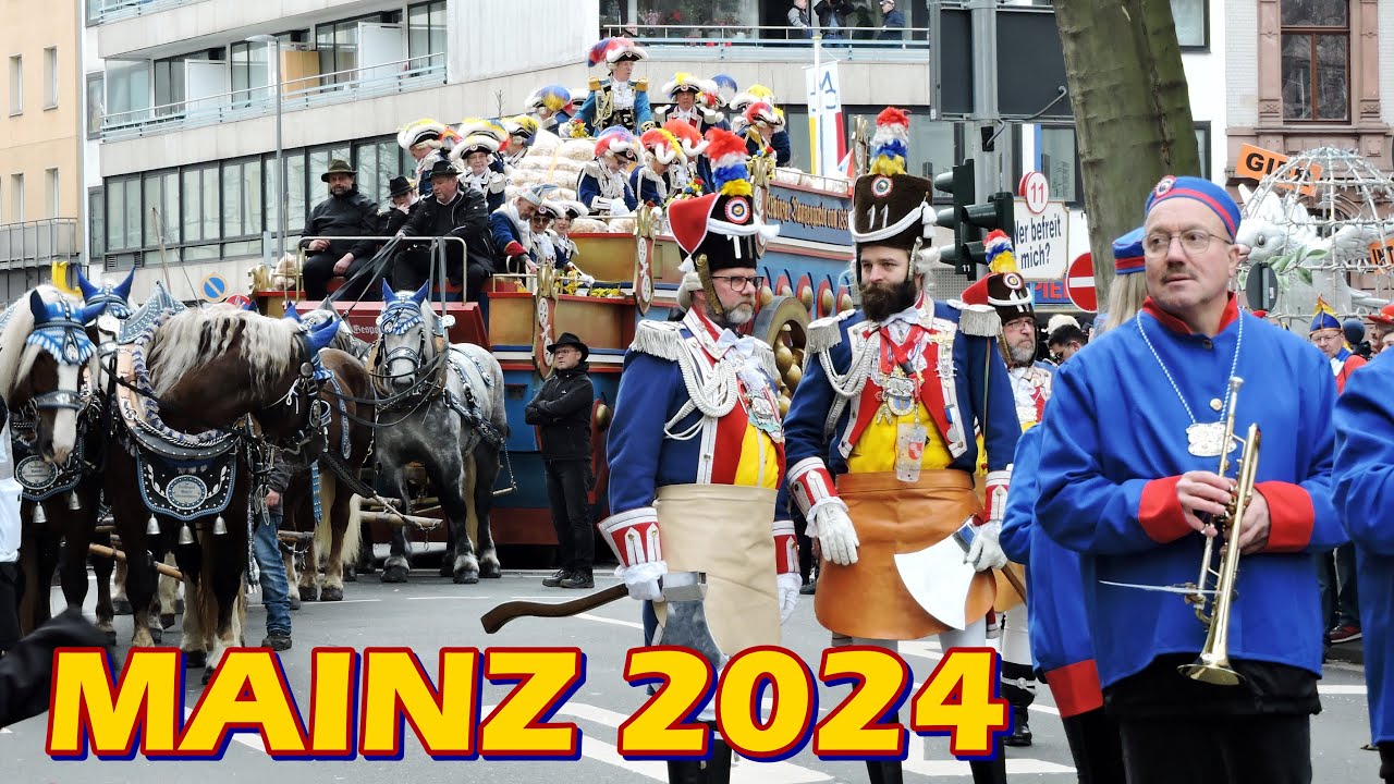 ROSENMONTAGSZUG MAINZ 2024 | Karneval Mainz 2024