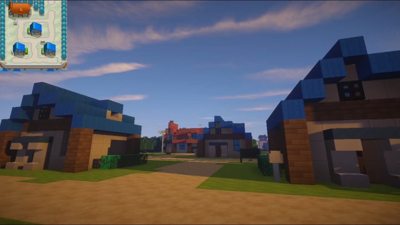 【pokemon】イッシュ地方【minecraft】