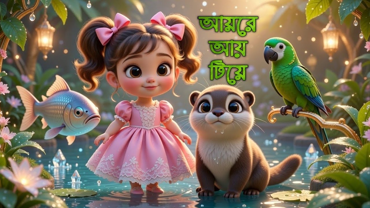 Ayre Ay Tiye || আয়রে আয় টিয়ে || Bangla Baby Rhyme || Rupkothar Desh