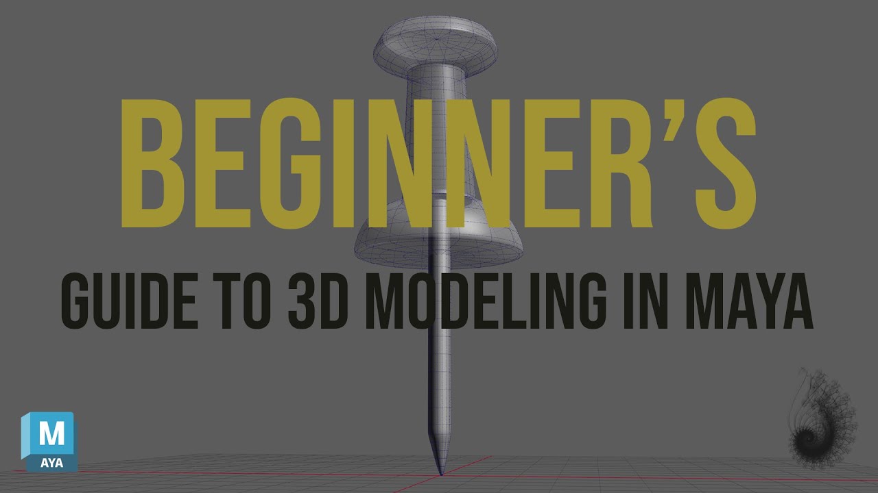 Beginner's Guide to 3D Modeling in Maya