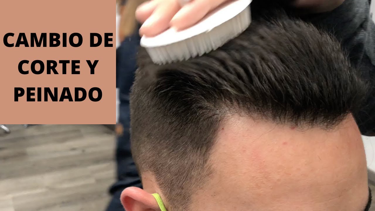 Cambio  corte de  pelo hombre