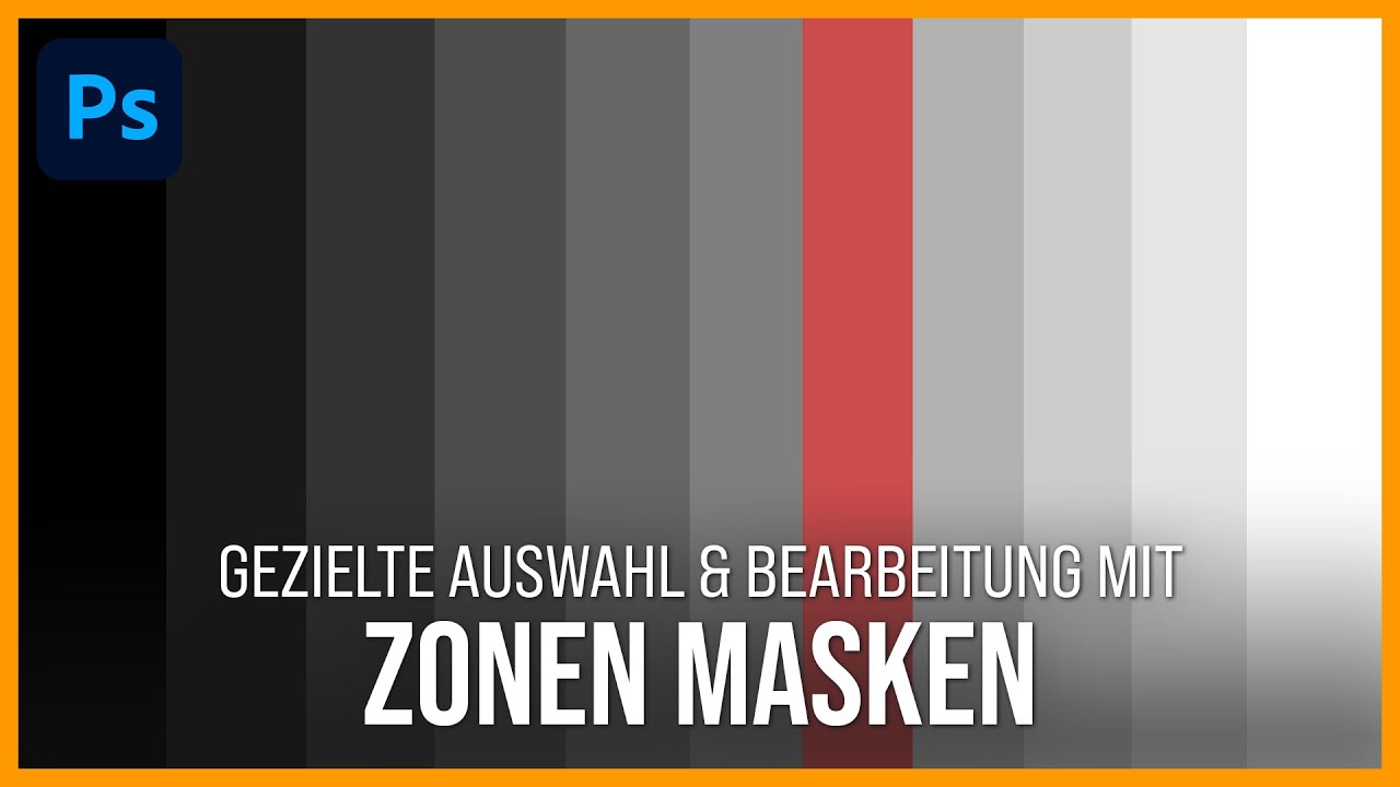 Gezielte Auswahl & Bearbeitung mit Zonen Masken in Photoshop – 1 SEK