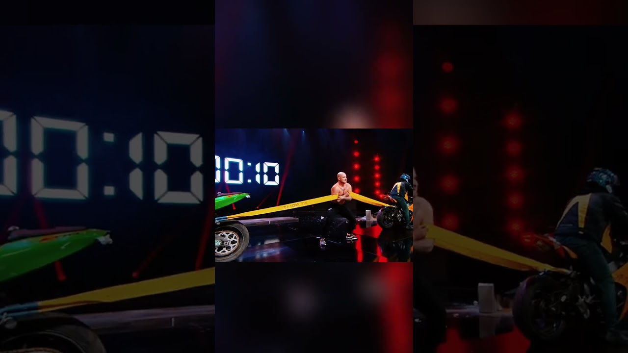 УДЕРЖАНИЕ ДВУХ МОТОЦИКЛОВ / Шоу Талантов 🦾