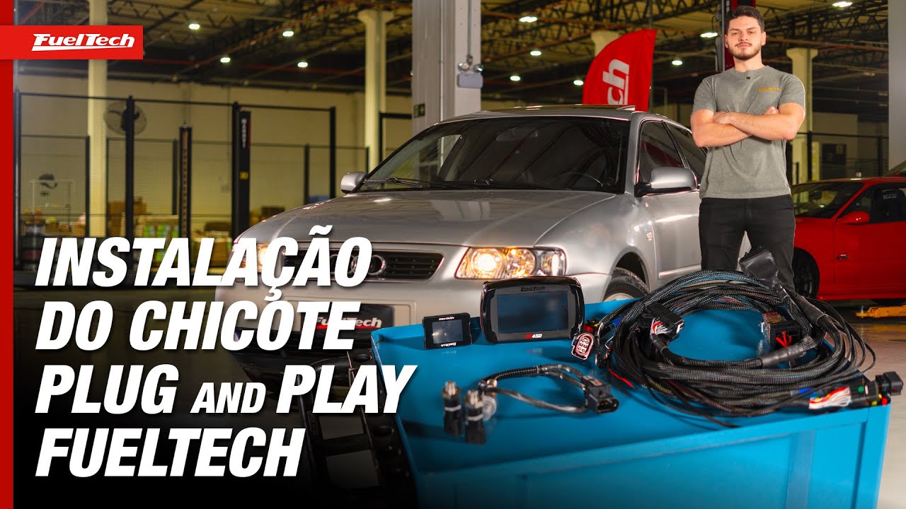 Instalação do Chicote Plug and Play com FT450 no Audi A3 1.8 Turbo!