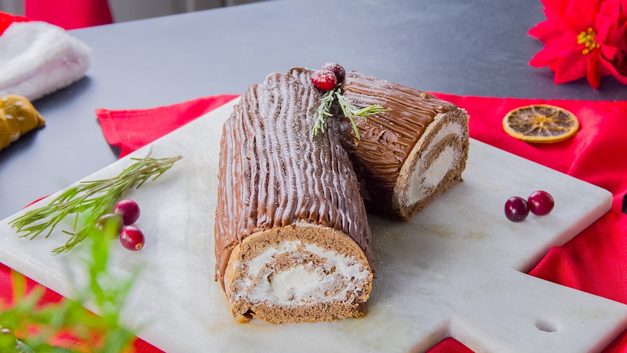 Turn This Chocolate Cake Into A Yule Log For A Festive Christmas Dessert