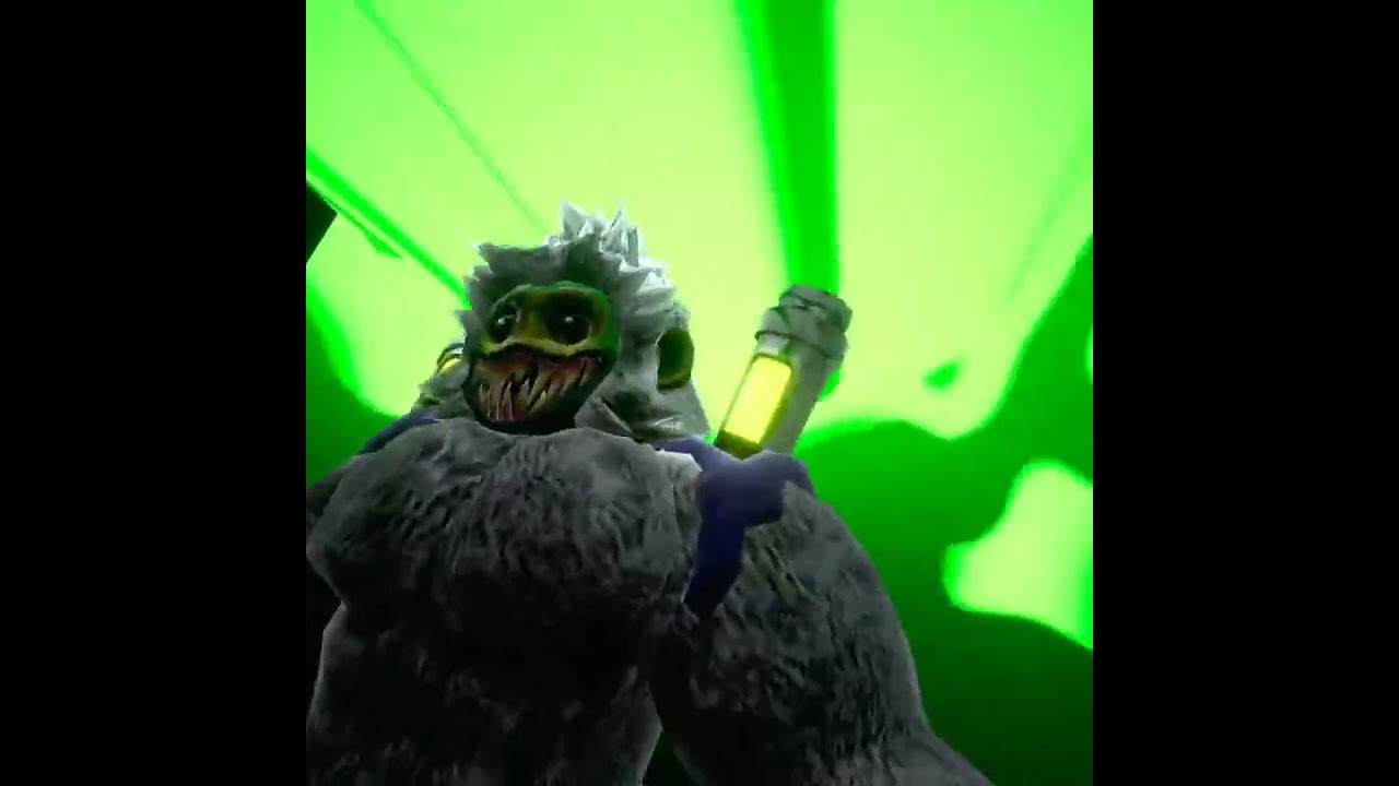 Scary baboon be the monster