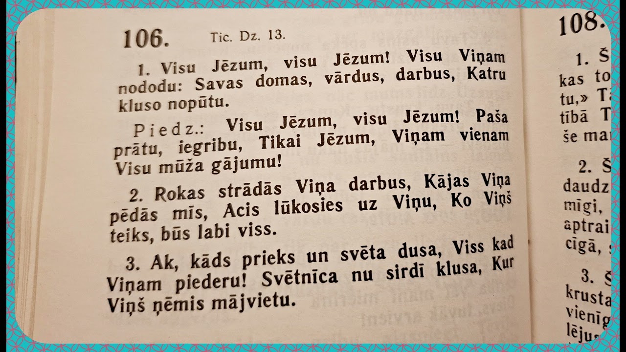 106. Visu Jēzum, visu Jēzum
