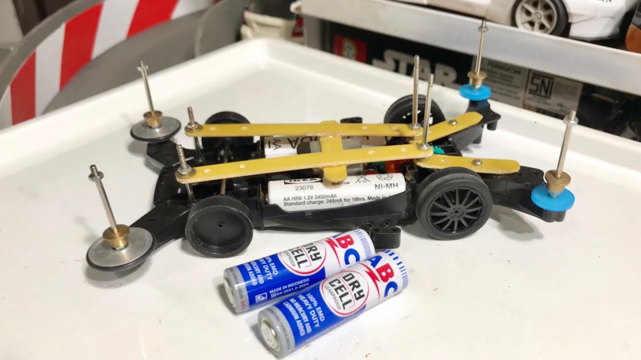 Tamiya pakai baterai ABC kenceng gak?