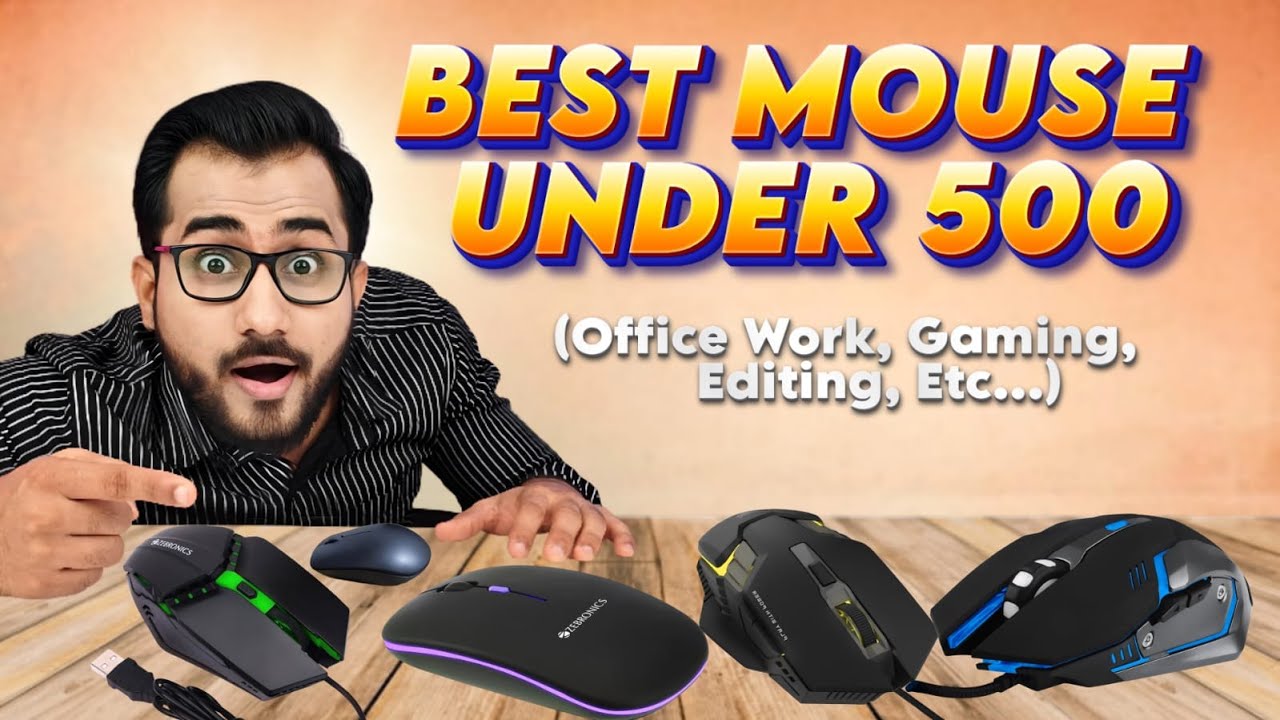 Best Mouse Under 500 | Best Mouse for Laptop, Mac and Gaming | Wired and Wireless