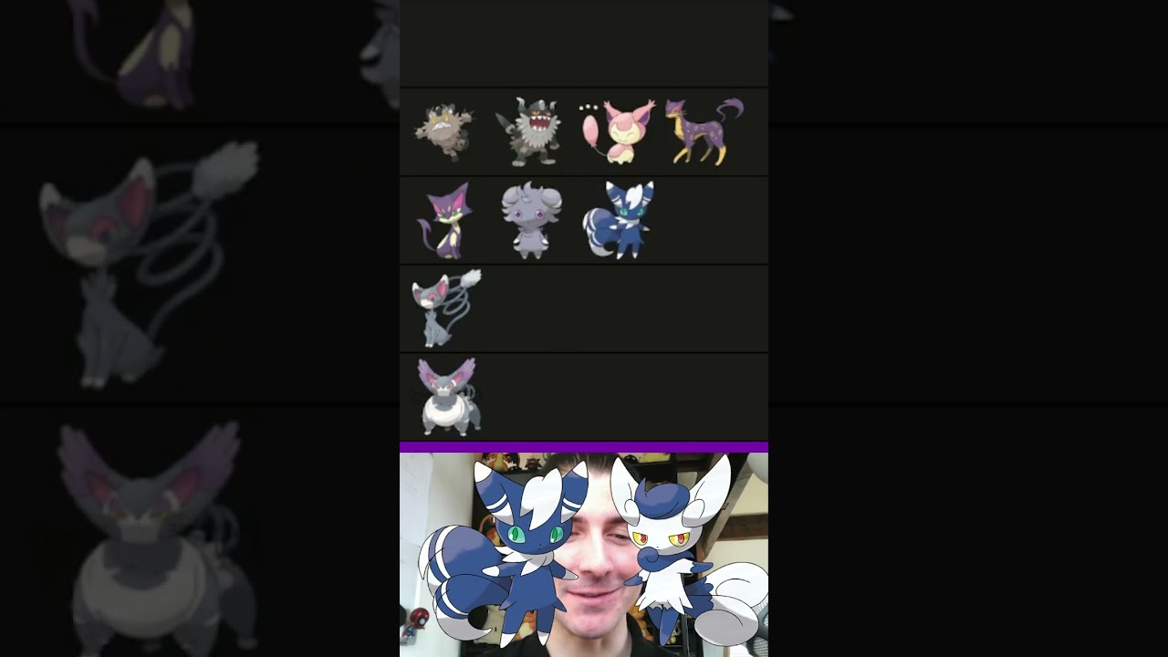 Pok&eacute;mon Chat Tier list en 1 minute #shorts #pokemon #chat