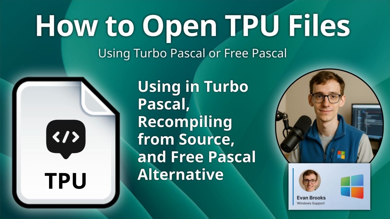 Как открыть файлы TPU (модули Turbo Pascal)