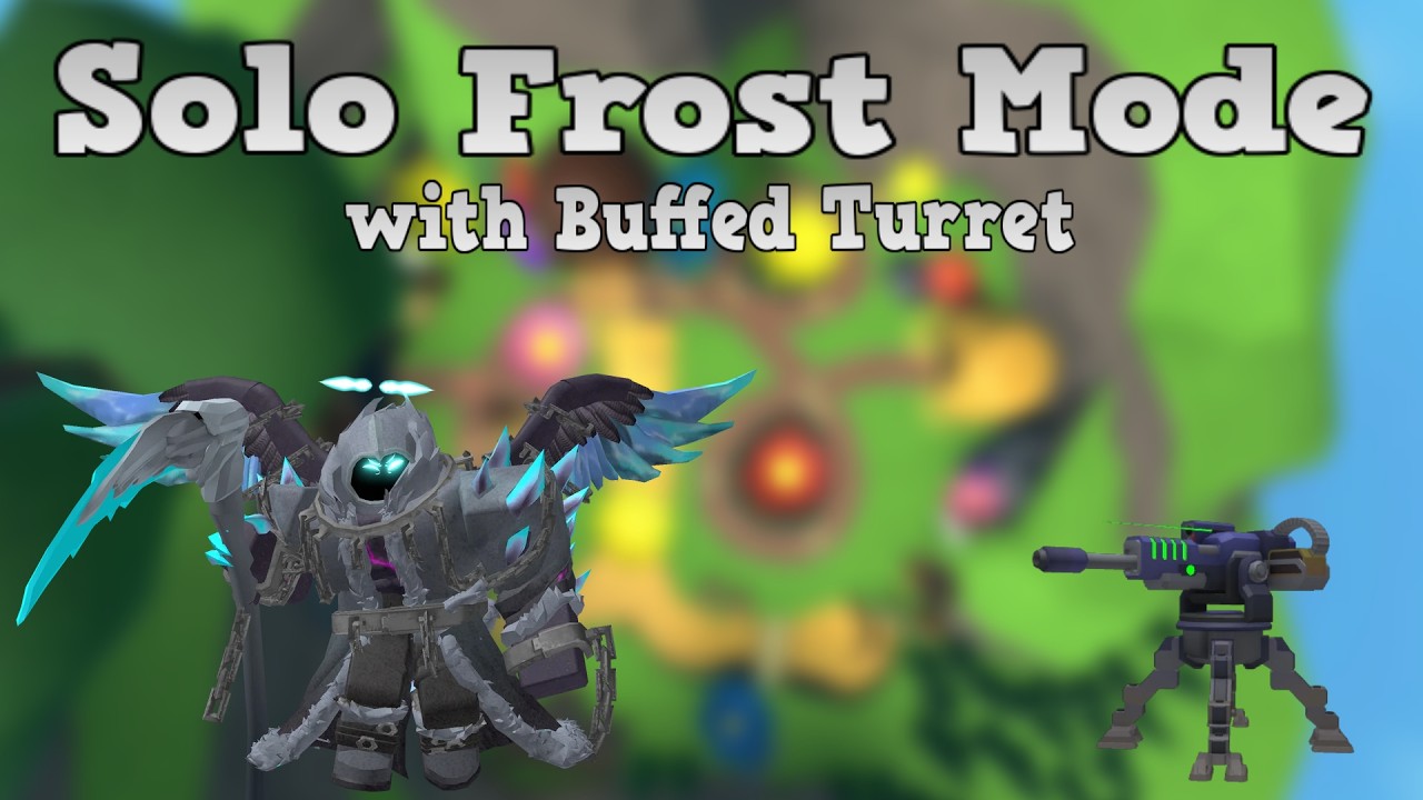 NST Solo Frost Mode with OP BUFFED TURRET (TDS)