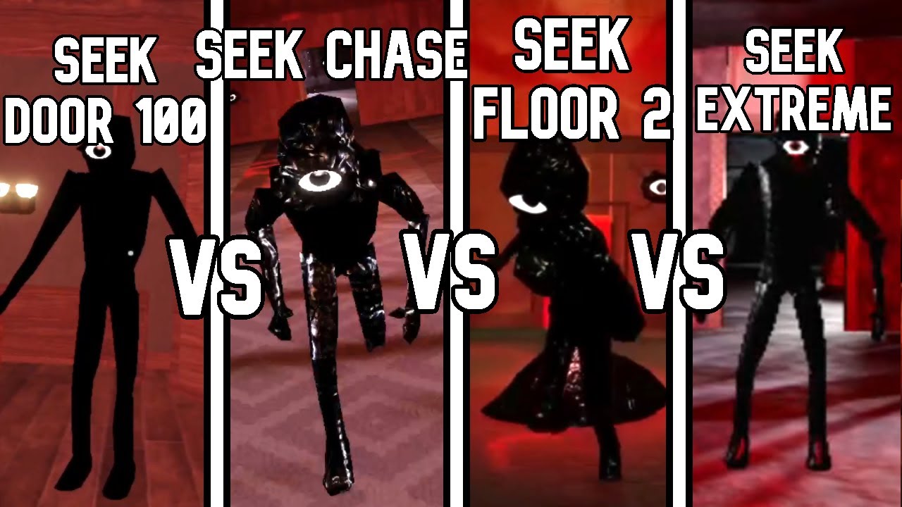 DOORS SEEK CHASE VS 6 DIFFERENT SEEK CHASES (DOORS Comparison)