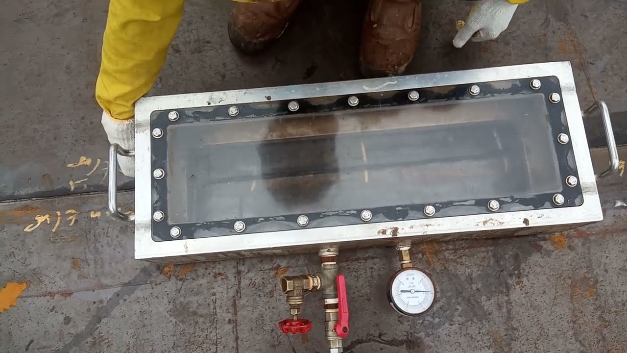 Bagaimana prosedur uji vakum ||  Inspection Leak test for Join Plate