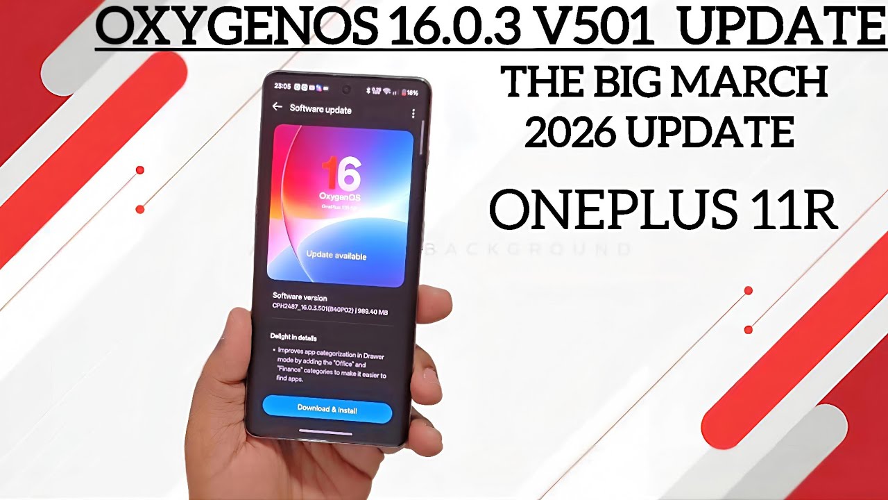 OxygenOS 16 big update with new features oneplus 11r & 11