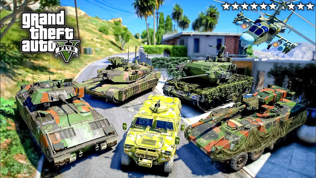 Steal SECRET MILITARY VEHICLES in GTA 5!