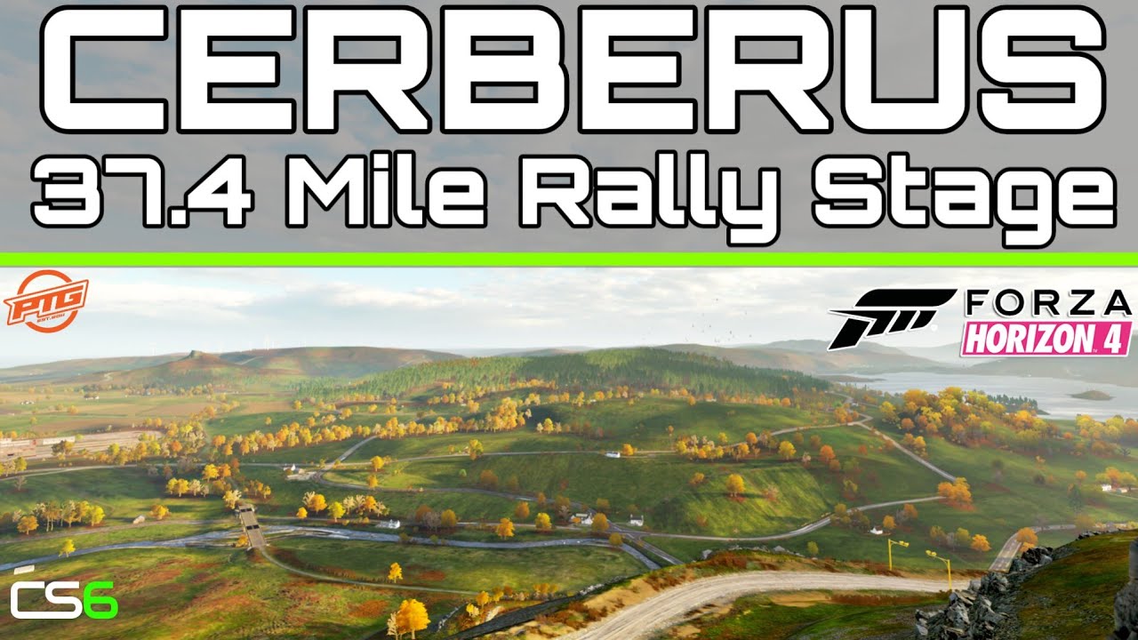 MASSIVE 37.4 Mile Long Custom Rally Stage - CERBERUS - Forza Horizon 4