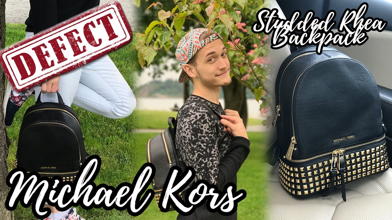 Bought a Defective Michael Kors Bag! 😱 [Studded Rhea Backpack]