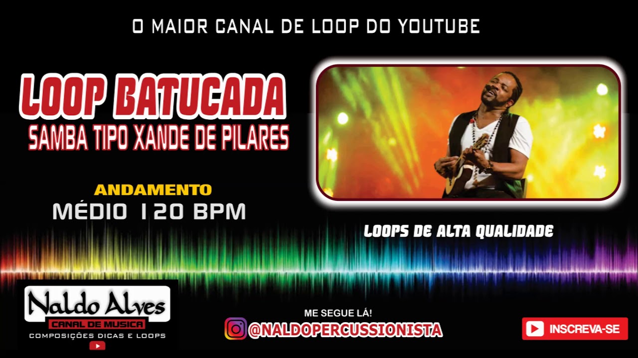 LOOP BATUCADA SAMBA (M&Eacute;DIO 120 BPM) TIPO XANDE DE PILARES