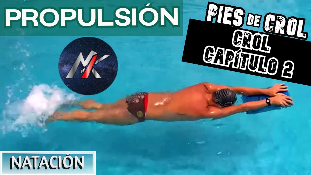 🏊 CROL 🦎 Capítulo 2: PIES de CROL: Propulsión 🚀  [Estilos de Natación]