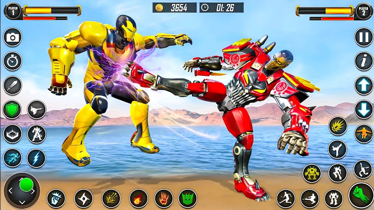 Bee Jet Car Robot Transformation Game 2026 Super Robot Bee Fight in City - Android Gameplay