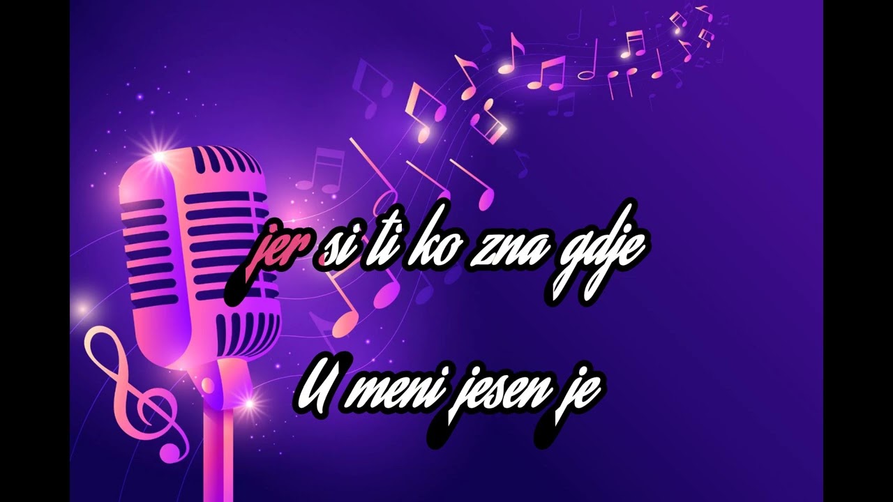 Nina Badric - U meni jesen je (Halid Beslic cover), *KARAOKE*
