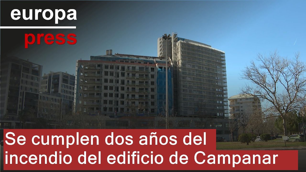 Se cumplen dos años del incendio del edificio de Campanar (Valencia)