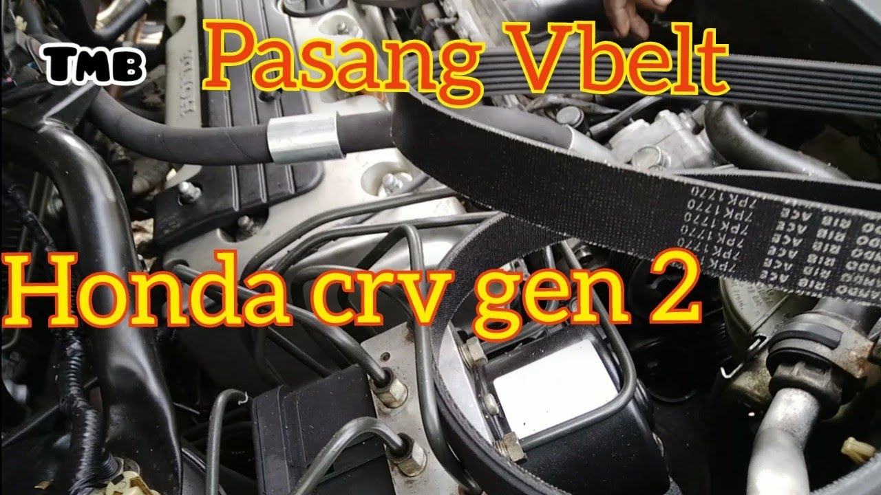 pasang Vbelt HONDA CRV gen2