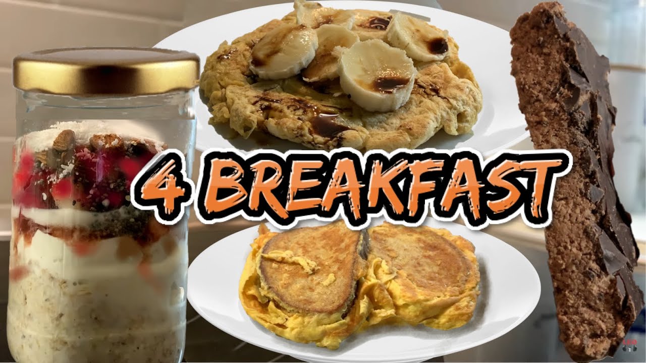 4 Υγιεινά Πρωινά / Γρήγορες & Εύκολες Συνταγές / Πρωτεΐνη, Ενέργεια, Βιταμίνες