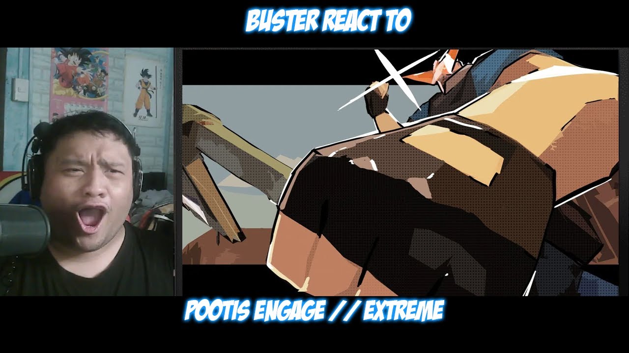 Buster Reaction to @ceno0 | Pootis Engage // EXTREME