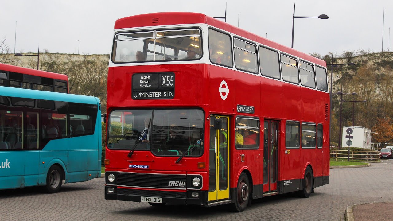 Preserved London Transport MCW Metrobus THX101S - M1 on Route X55 for Upminster