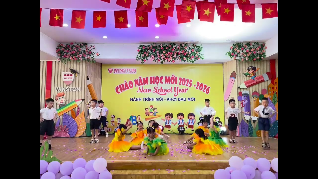Mái trường e học bao điều hay - Lớp Năng khiếu Trường MNQT Winston Bắc Ninh