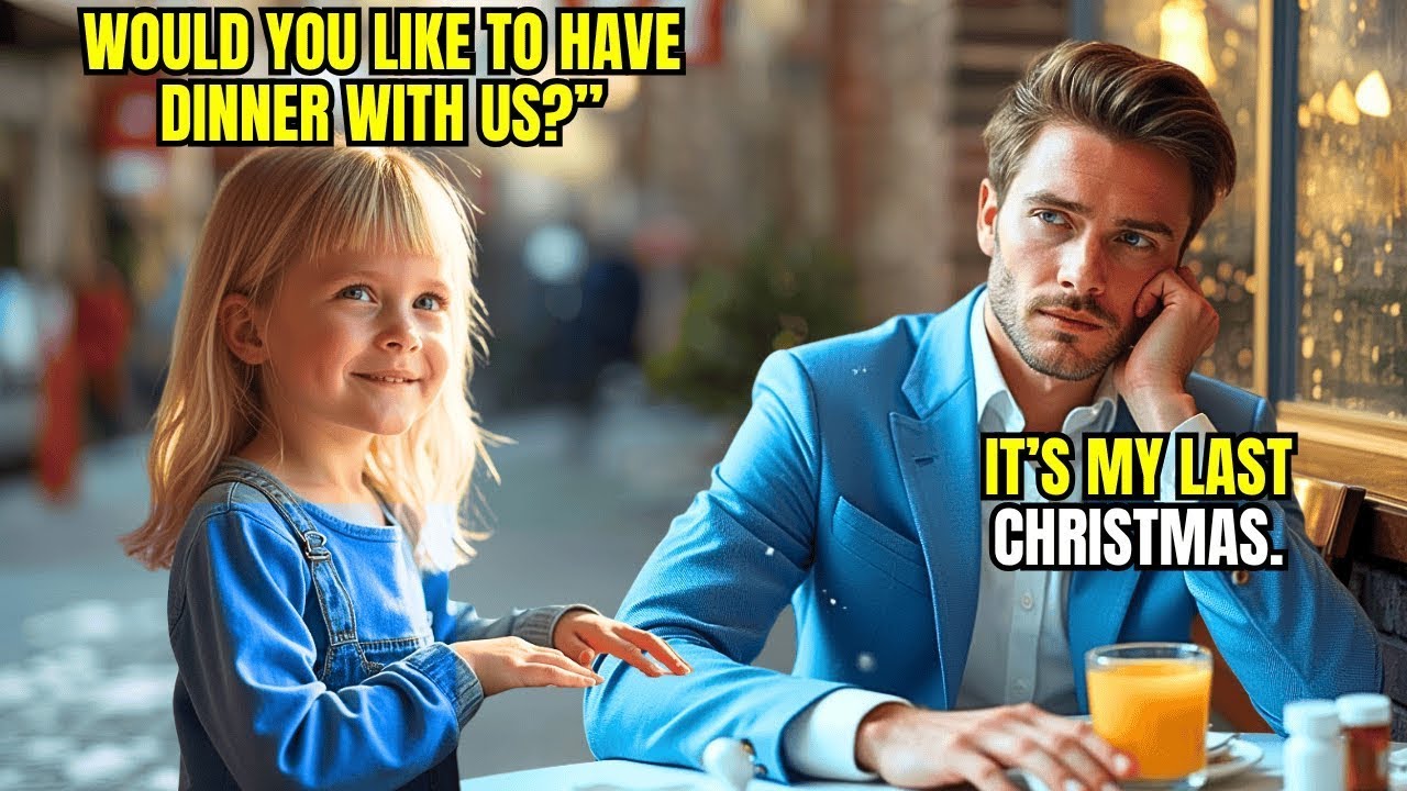 Poor little girl asks millionaire, “Dinner with us ” — he had only 7 days left to live