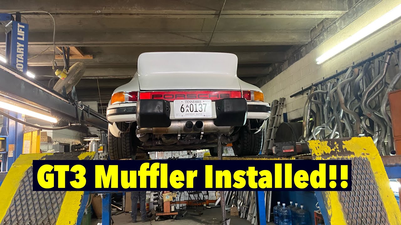 Aircooled Porsche 911 M&K GT3 Muffler Install #911 #porsche911