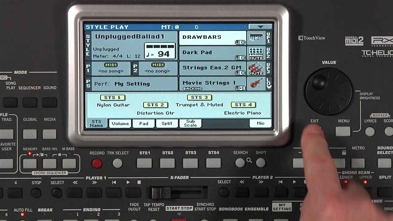 2 - KORG Pa900 - Manuel vidéo : Les sonorités (La Boite Noire)