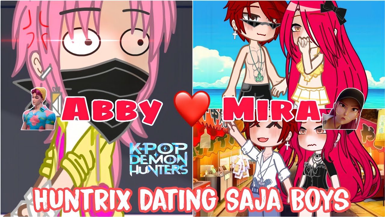 {GCMM} HUNTRIX Dating SAJA BOYS - Abby x Mira For 24 Hours [KPOP DEMON HUNTERS]
