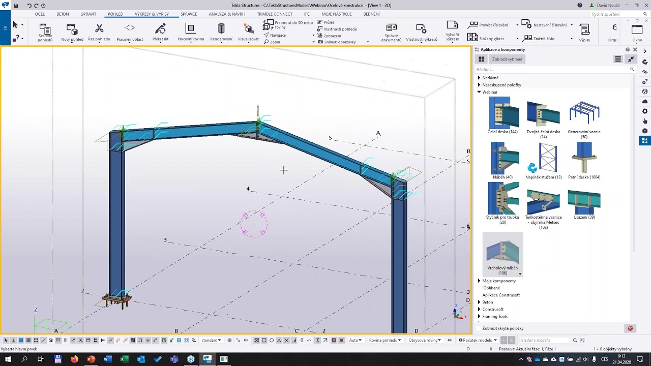 Webinář: Představení Tekla Structures pro ocelové konstrukce