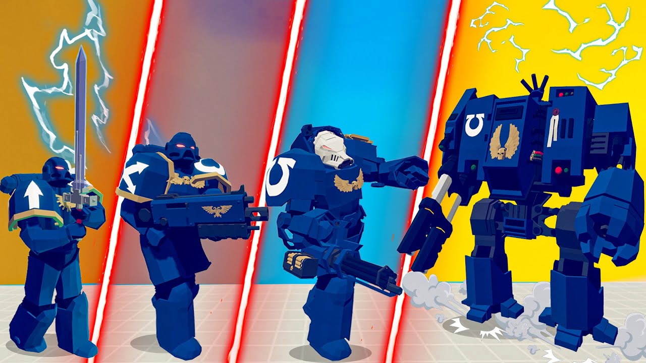EVOLUTION OF WARHAMMER 40K | Totally Accurate Battle Simulator-TABS