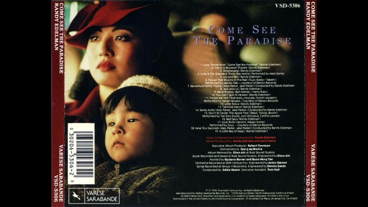 Music from Come See The Paradise (Randy Edelman)