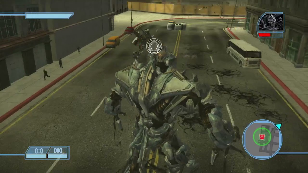 Transformers the game: Megatron vs Barricade