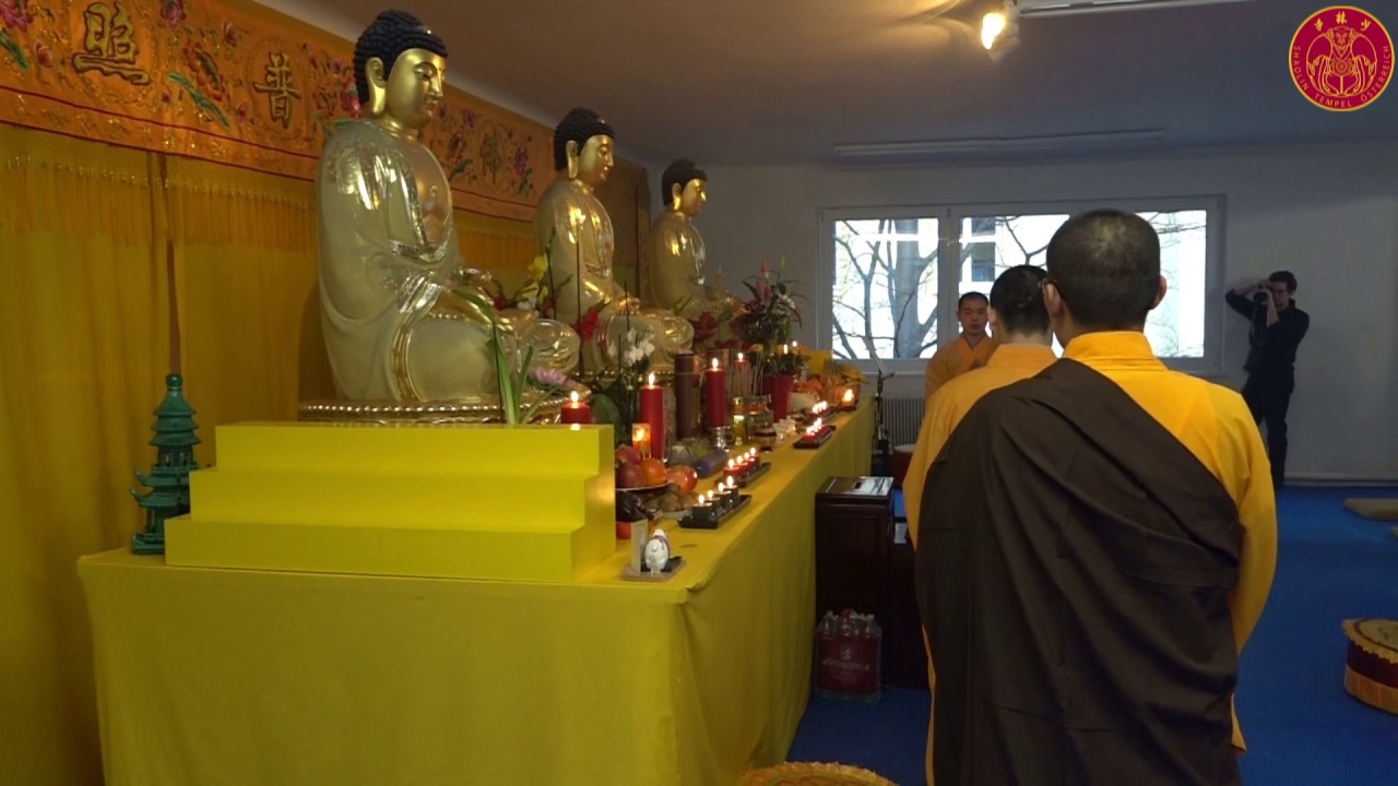 Zeremonie im Shaolin Tempel Wien Jänner 2017