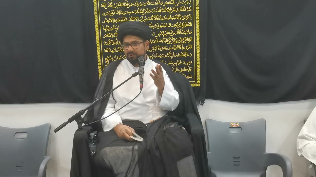 الخطيب الحسيني السيد محمد الشعلة ليلة 8 من رمضان 1447 