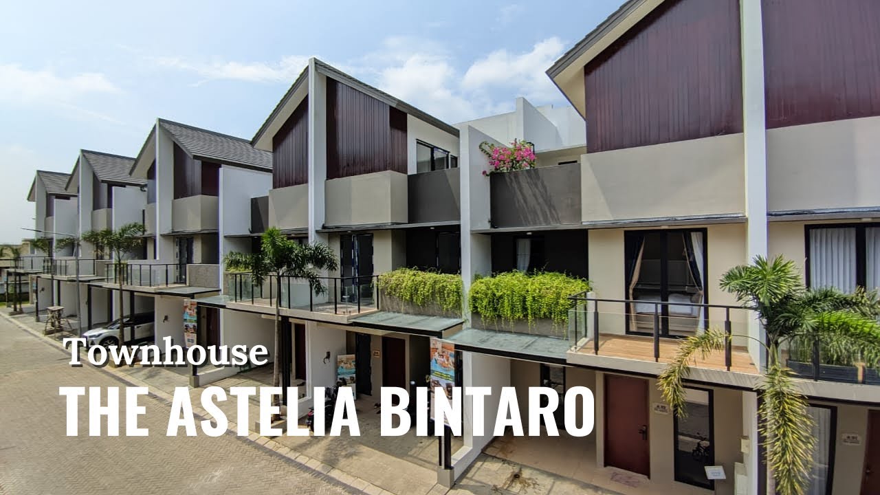 Cluster The Astelia Bintaro Rumah Idaman 3 Lantai Dgn Rooftop Unik dan Menarik
