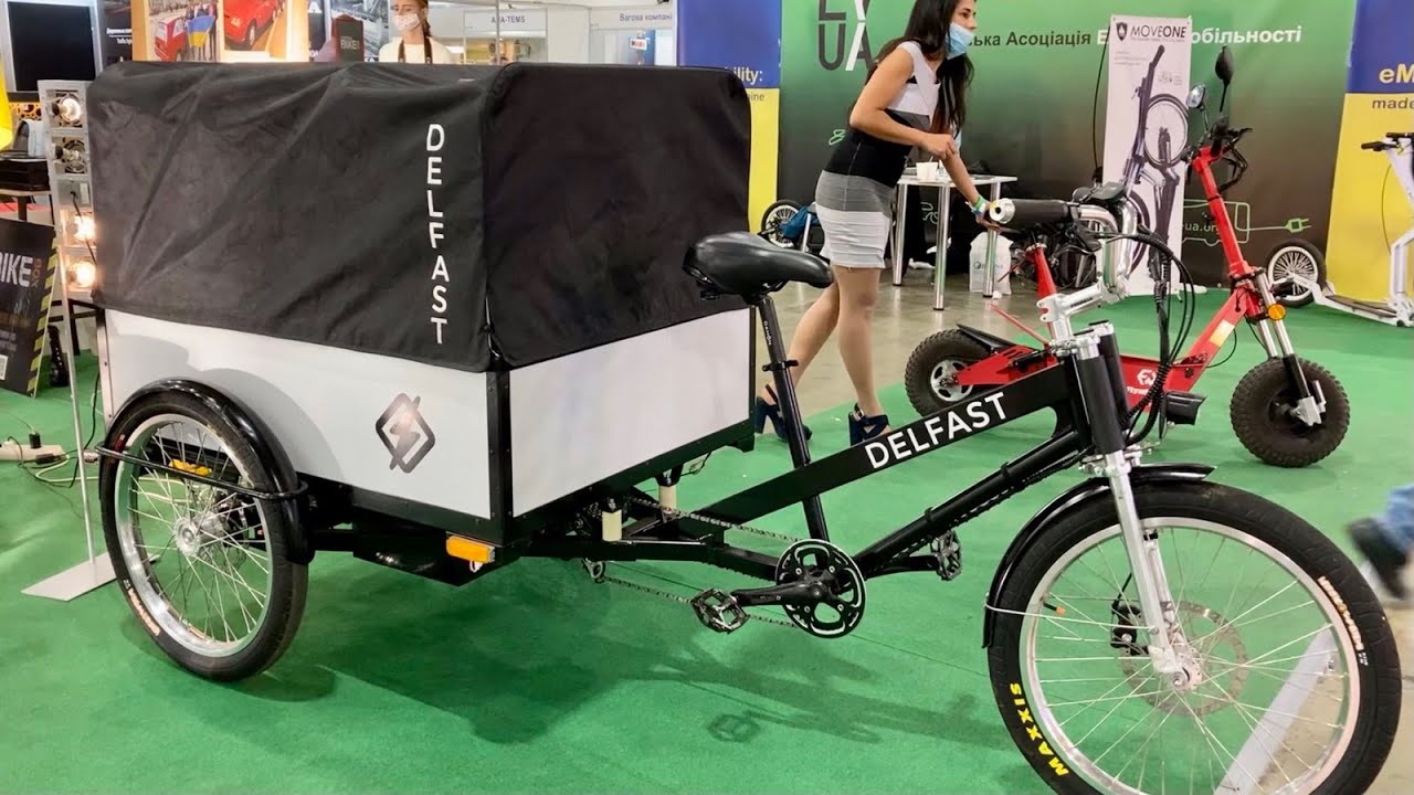 Трехколесный электробайк с грузоподъемностью 420 кг от Delfast Trike