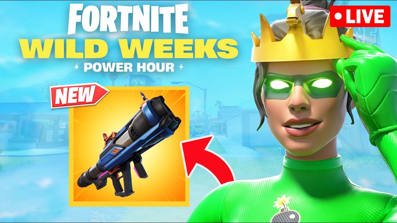 FORTNITE NEW GUN & MINI LIVE EVENT!