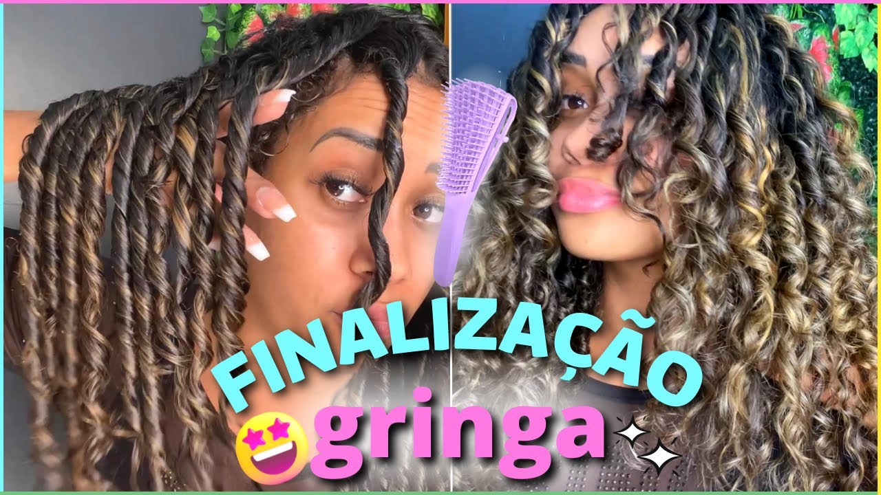 FINALIZAÇÃO GRINGA COM A ESCOVA POLVO (ficou beeem definido e lindo😍➰)