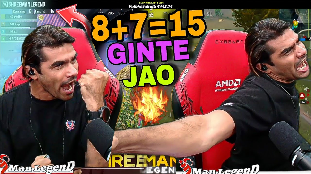 Bgmi Best Jiggle Gameplay Ft Shreeman Legend | Shreeman Legend Funniest Stream Moments #bandilki