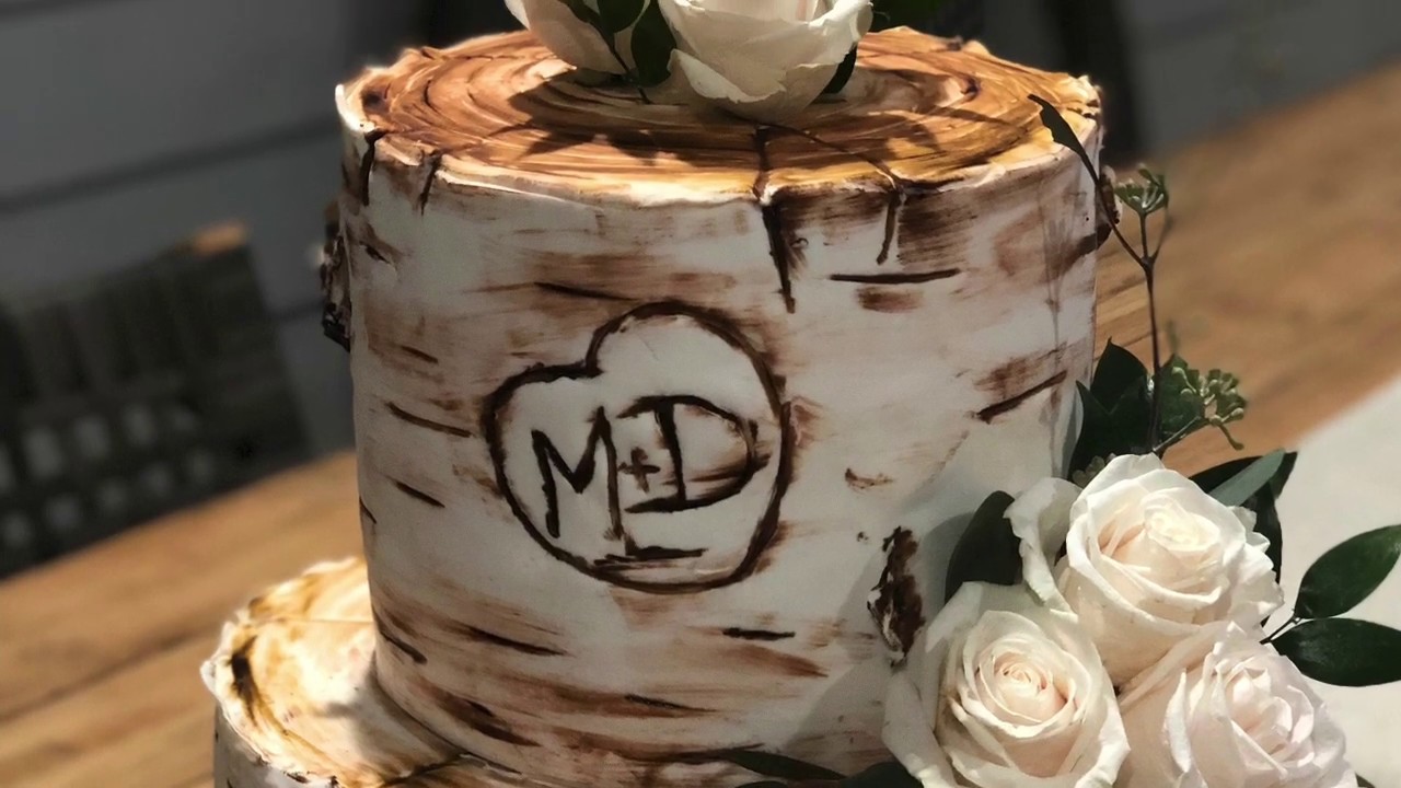 How to make a Birch Tree Cake